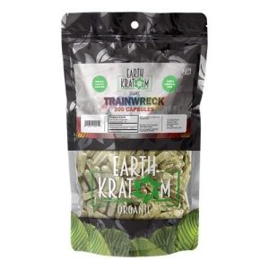 Earth Kratom 300ct Capsules Trainwreck