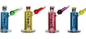 Cheech HR-GY-124 12" Double Glycerin Bubbler W/ Double Colored