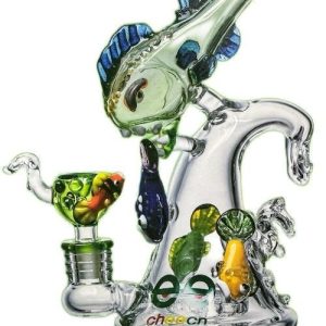 Cheech Piranas Catching Waves Blue & Green