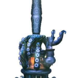 Cheech You Can Never Have To Many Tentacles Waterpipe Dark