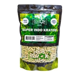 Earth Kratom 500ct Capsules Super Indo