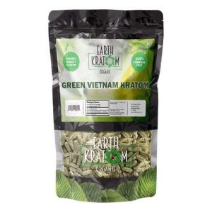 Earth Kratom 1000ct Capsules Green Vietnam