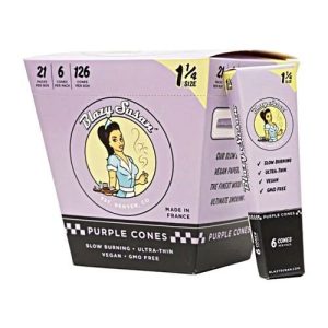 Blazy Susan 1 1/4 Cones 21 Packs Per Box/ 6 Cones Purple