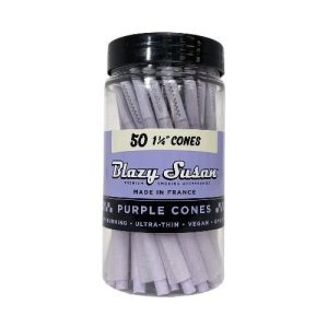 Blazy Susan 50 Pack 1 1/4 Cones Purple