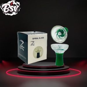 Zebra Hookah Spiral Bowl Mixed Colors