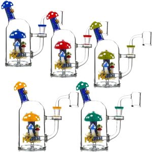 MK Glass Trippy Mushroom Premium Dab Kit