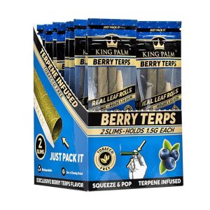 King Palm Berry Terps 2 Slims 20 Pouches/ Box