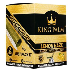 King Palm Lemon Haze 2 Mini 20 Pouches/ Box