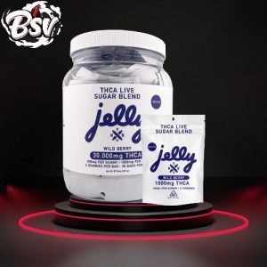 NYB Jelly Live Sugar Gummies 30ct Jar Wild Berry