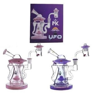 MK Glass UFO Recycler Dab Kit W/Dab Balls