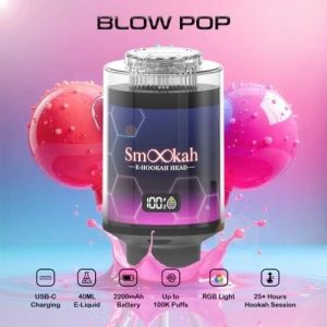Smookah 2 in 1 Disposable Hookah 100k Puff B-Pop