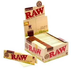 Raw Organic Kingsize Slim 50 Packs Per Box