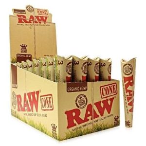 Raw Organic King Size Cones 32PK 3CT