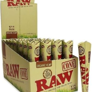 Raw Organic 1 1/4 Cones 32pack Display