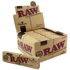 Raw Connoisseur Classic Kingsize Slim + Tips 24 Per Box