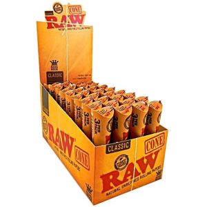 Raw Classic King Cone 32PK 3 Cones/Pack