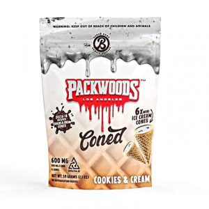 Packwoods Cookies & Cream Cones Delta 8 200MG