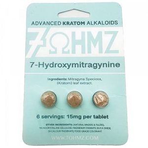 7 OHMZ 7-Hydoxymitragynine Kratom Tablets 3ct