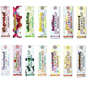 High Hemp Organic Wraps Hydro Lemonade 25 Puches/ Box