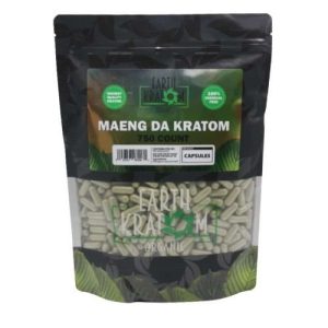 Earth Kratom 750ct Capsules Maeng Da