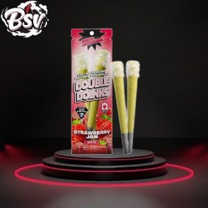Munchies Double Doinks Pre-Rolls 2ct THC-A Strawberry Jam