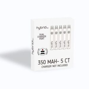 Hybrid Batteries White 5/Pk
