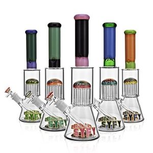 SF4 Red SYFY 7MM 12 Arm Wig Wag Beaker 16"