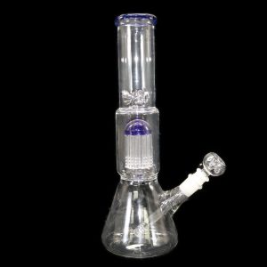 12in Water Pipe Duel Chamber W/Tree Perk