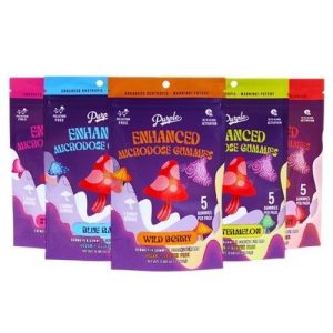 Purple Enhanced Microdose Gummies 600mg 5ct Sour Grape