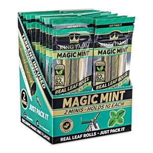 King Palm Magic Mint 2 Mini 20 Pouches/ Box