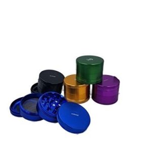 Hipster Aluminum Grinder 63mm 4 Part Plain Design