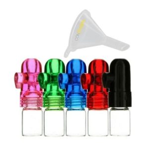 Small Glass Vial W/ Bullet