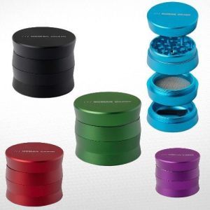 Human Grade Aluminum 4pc Grinder Model 1A 2in Green