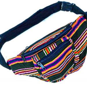 3 Zipper Fanny Pack 12" x 6", Assorted Colors
