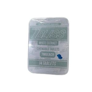 7Bliss Kratom Extract Alkaloids 14ct Chewable Tablets