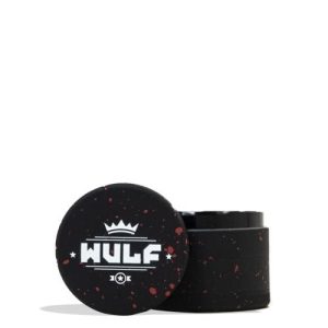 Wulf 4pc  50mm Spatter Grinder Black/Red Splatter