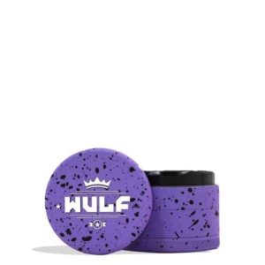 Wulf 4pc 65mm Spatter Grinder Purple/Black Splatter