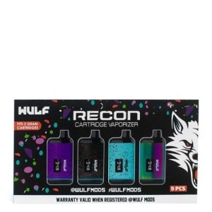 Wulf Recon Cartridge Vaporizer 9pk Display