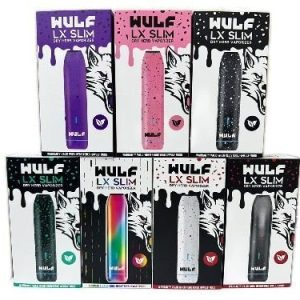 Wulf XL Slim Dry Herb Vaporizer Pink Black Splatter