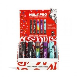 Wulf Pro Cartridge Vaporizer 15ct Display