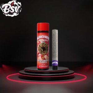Munchies Jelly Hole Glass Tip 1.5g Pre-Roll Red Cherry Punch