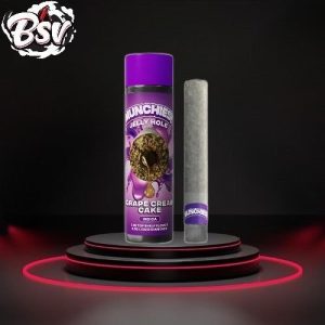 Munchies Jelly Hole Glass Tip 1.5g Pre-Roll Grape Cream Cake