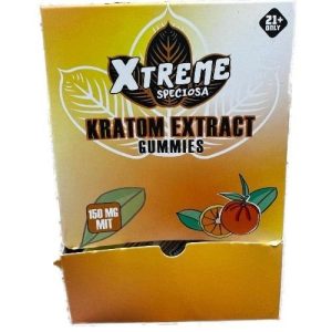 Earth Kratom Xtreme Gummies 150mg 6ct Box Lemon Lime