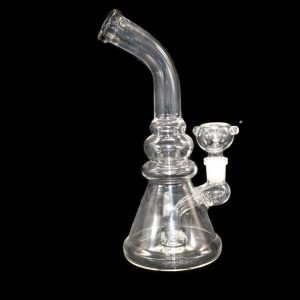 Water Pipe 8inch Bottom Perk W/Bent Neck