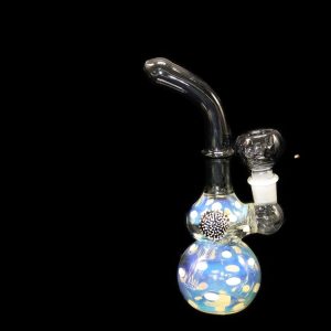 Water Pipe 7inch Dotted W/Bent Neck