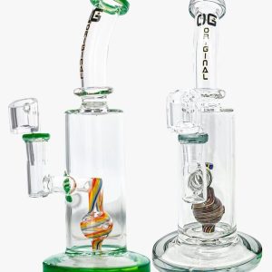 OG-S20 9 Inch Wig Wag Shower Head Perc With Colored Lip