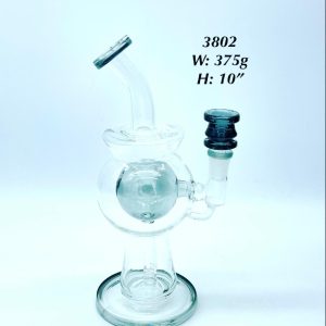 Water Pipe 9.5inch Inverted Ball Stem No Perk