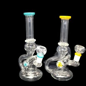 Water Pipe 8inch Re Cycler W/Flower