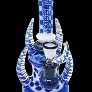 Cheech CHE-058 8 Inch White and Blue Horn Rig