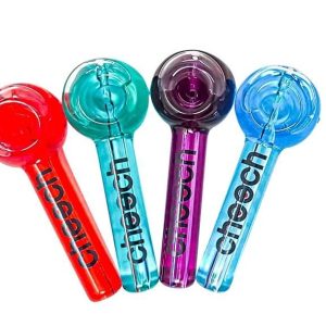 Cheech CH-PIPE-5F Straight Glycerine Red and Blue